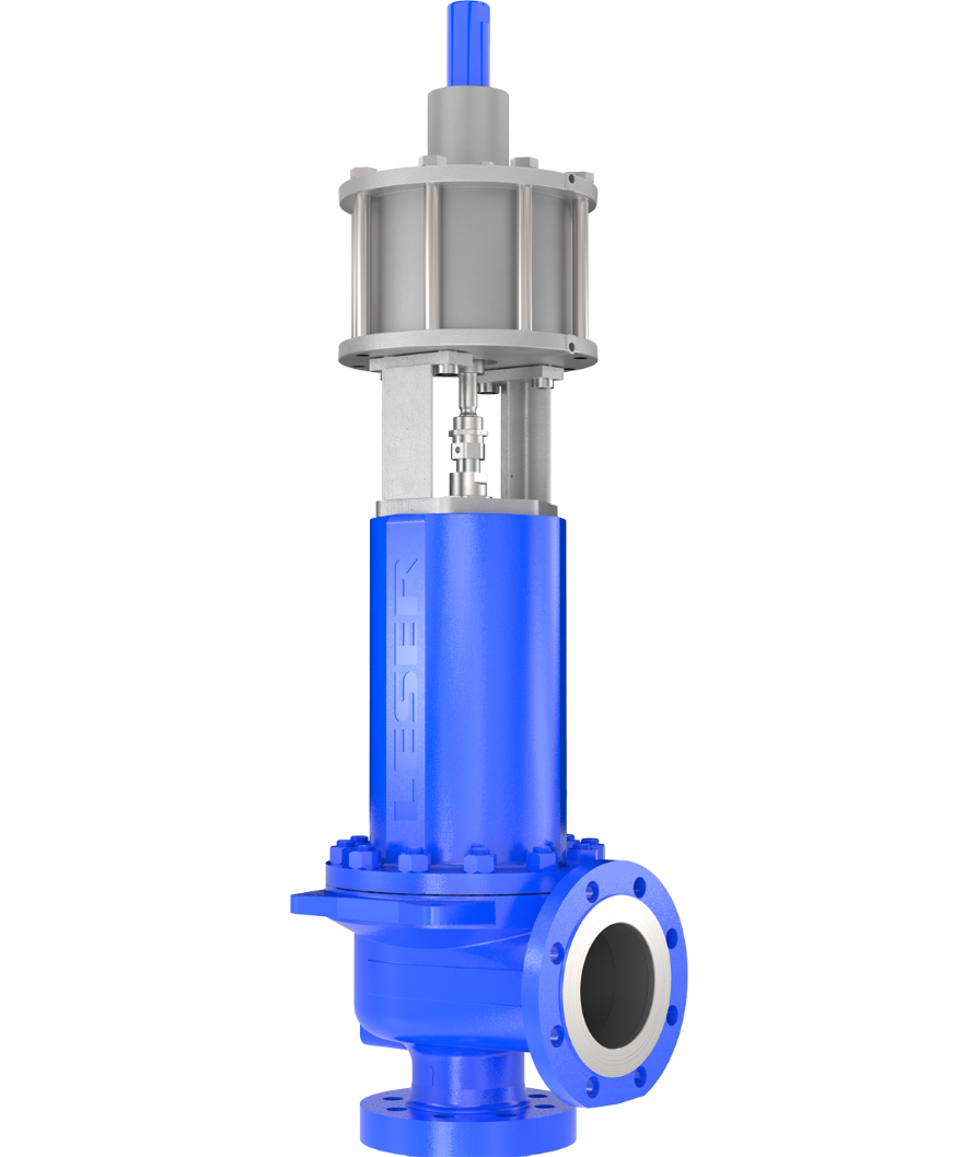 LESER High Efficiency Pneumatische Zusatzbelastung