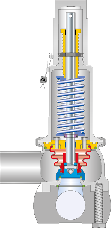 LESER Clean Service Safety Valve Type 485 Cutting image