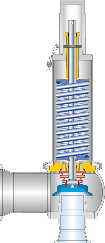 LESER Clean Service Safety Valve Type 488 Cutting image